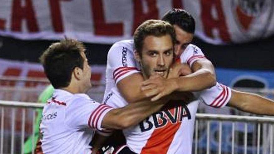 El central hizo goles importantes en su etapa en River, algunos significaron títulos.