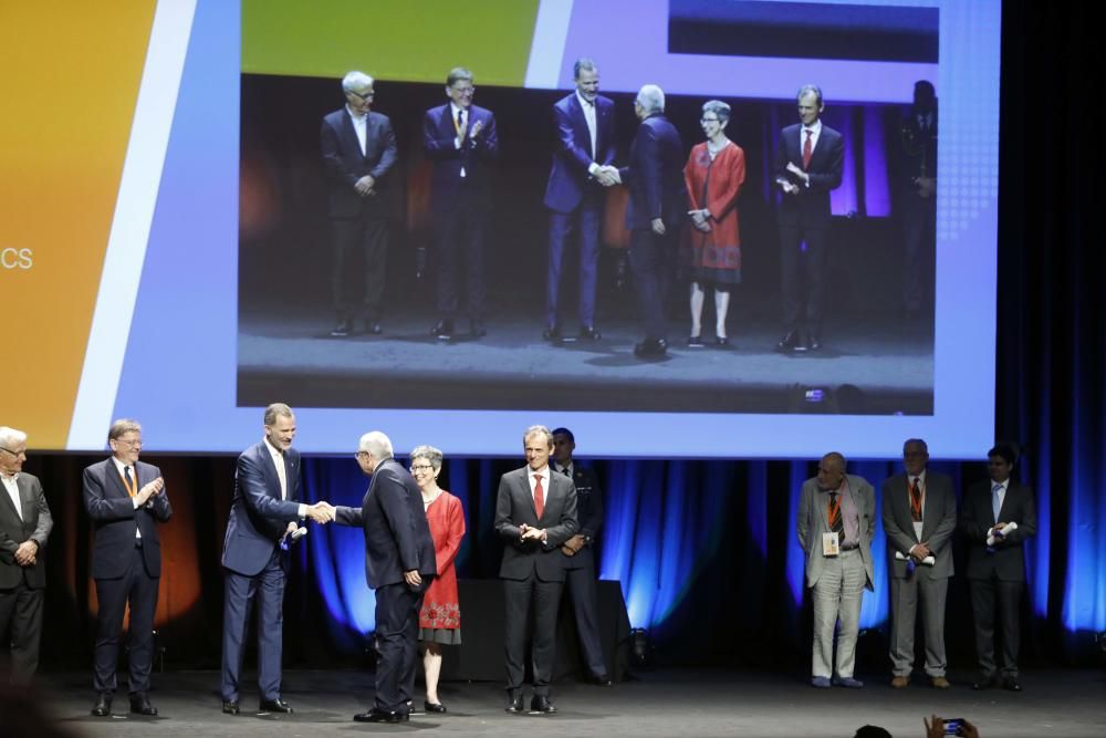 Instante de la inauguración en València del International Congress on Industrial and Applied Mathematics.