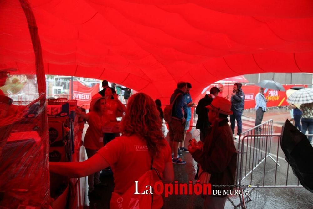 Salida de la Vuelta Ciclista a España desde Lorca