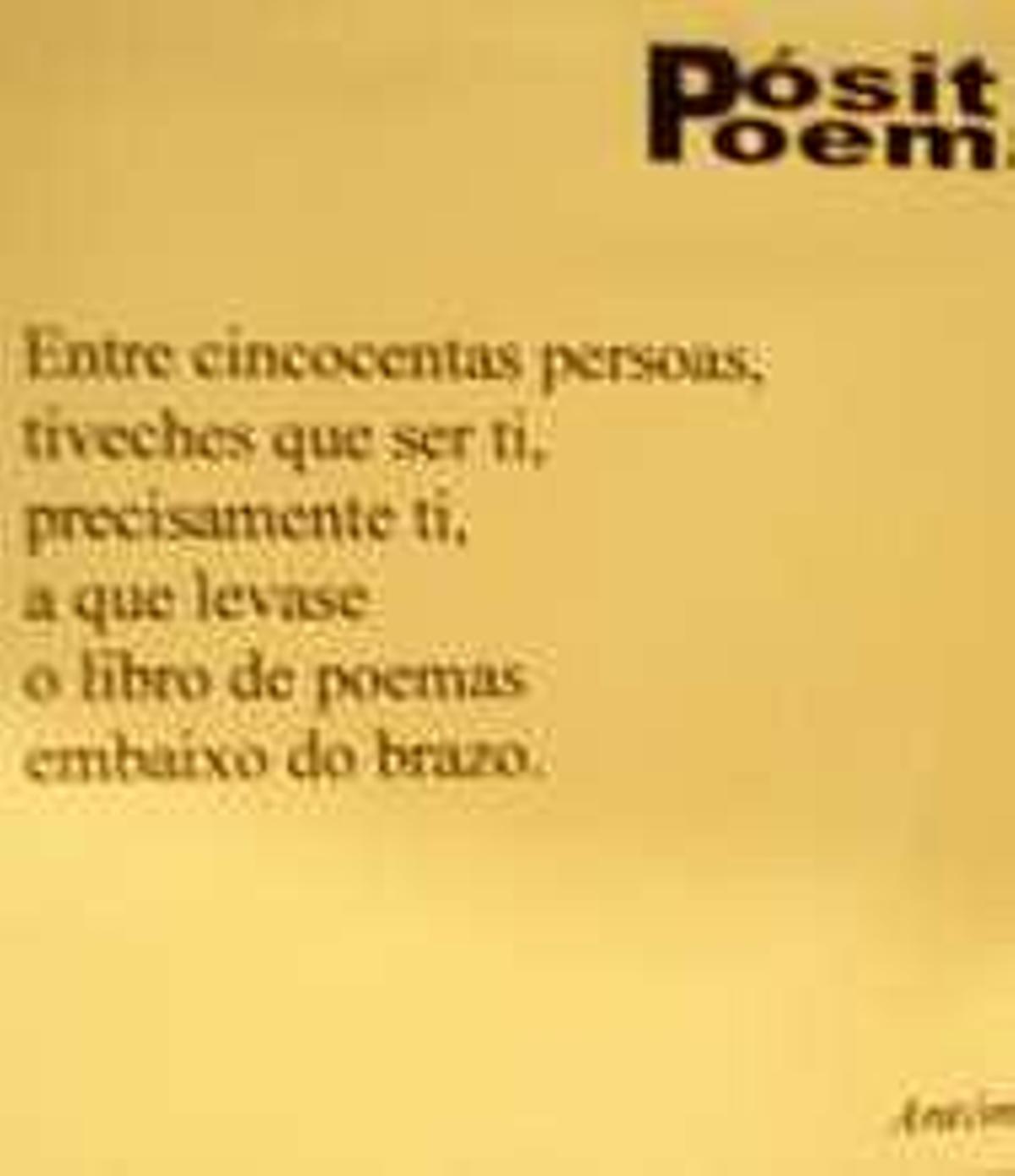 Pasión poética en pósit