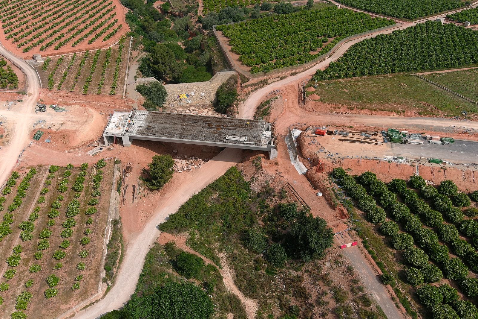 Obras de la Variante Norte de Bétera