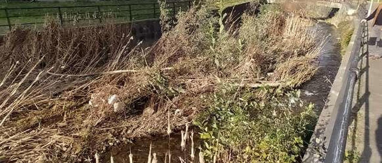 Aspecto actual del canal del río San Juan.