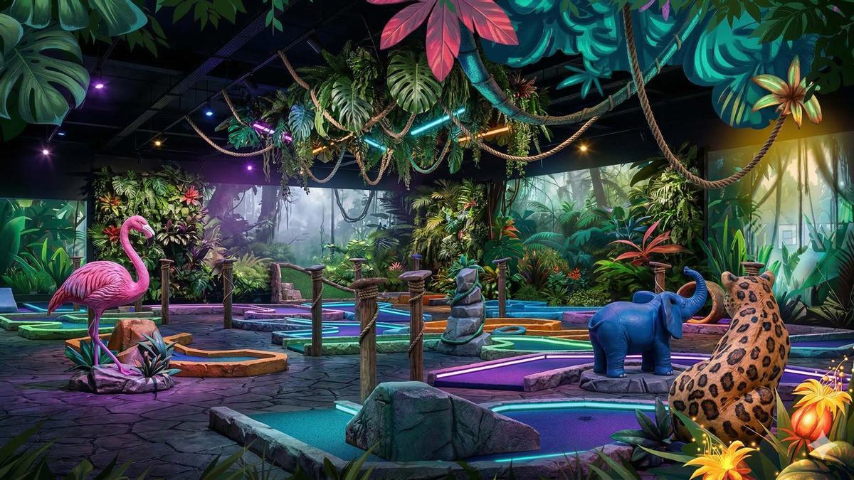 Así es Altitude Trampoline Park, el parque atracciones de Málaga que reabre sus puertas con 4.000 metros cuadrados con camas elásticas, minigolf y trampolines