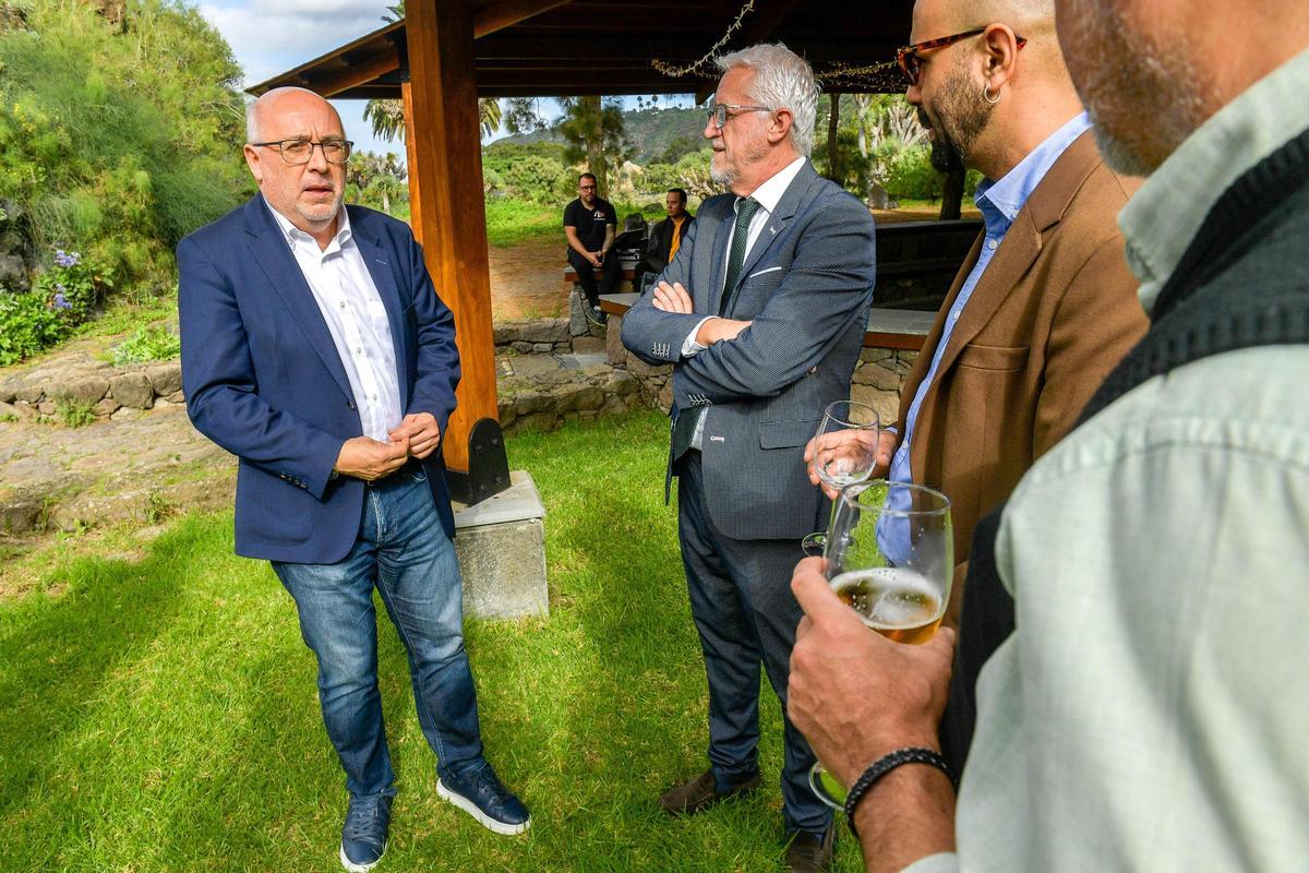 Brindis del presidente del Cabildo en el Jardín Canario