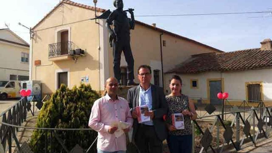 Eduardo Folgado, Antonio Plaza y Carmen Navarro.