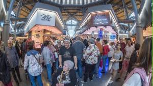 El mercado de Sant Antoni, el día de su inauguración, en mayo del 2018.