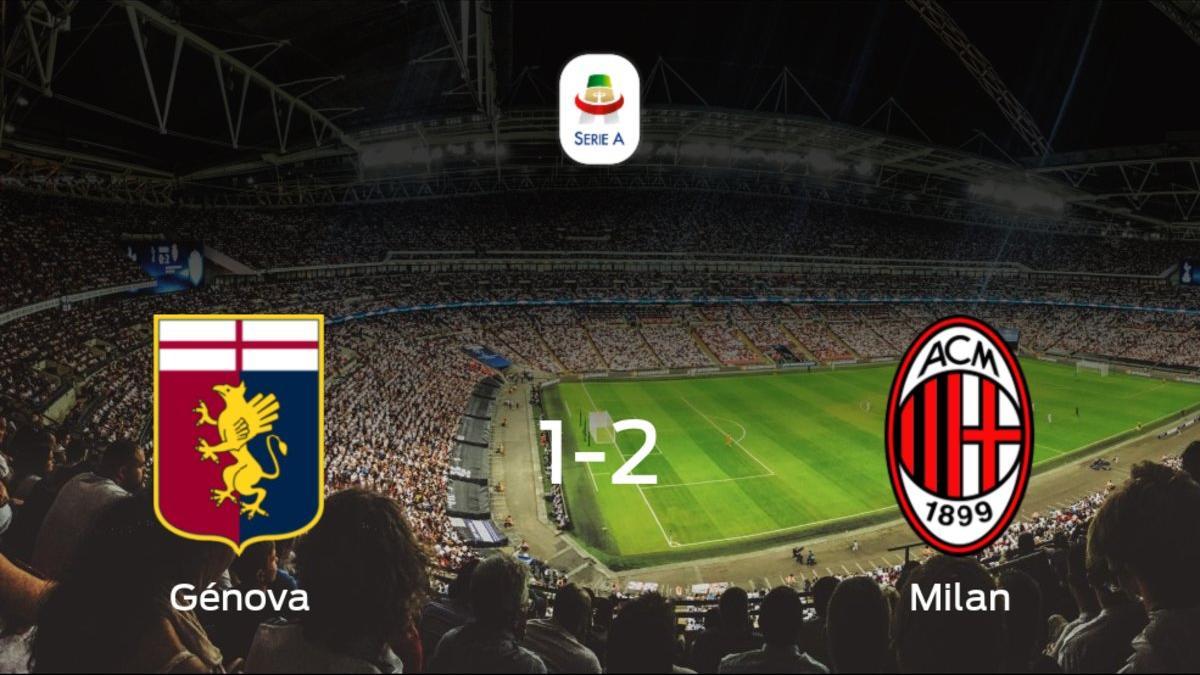 El Milan gana 1-2 en el feudo del Génova