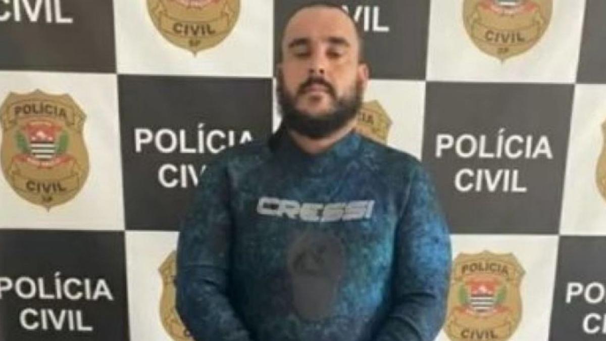 El grancanario Joaquín Francisco Giménez tras su detención por la policía brasileña por tráfico de drogas. | | LP/DLP