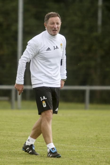 Entrenamiento del Real Oviedo, viernes