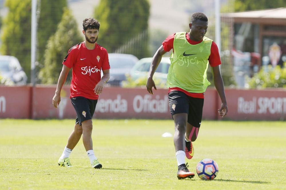 Entrenamiento del Sporting