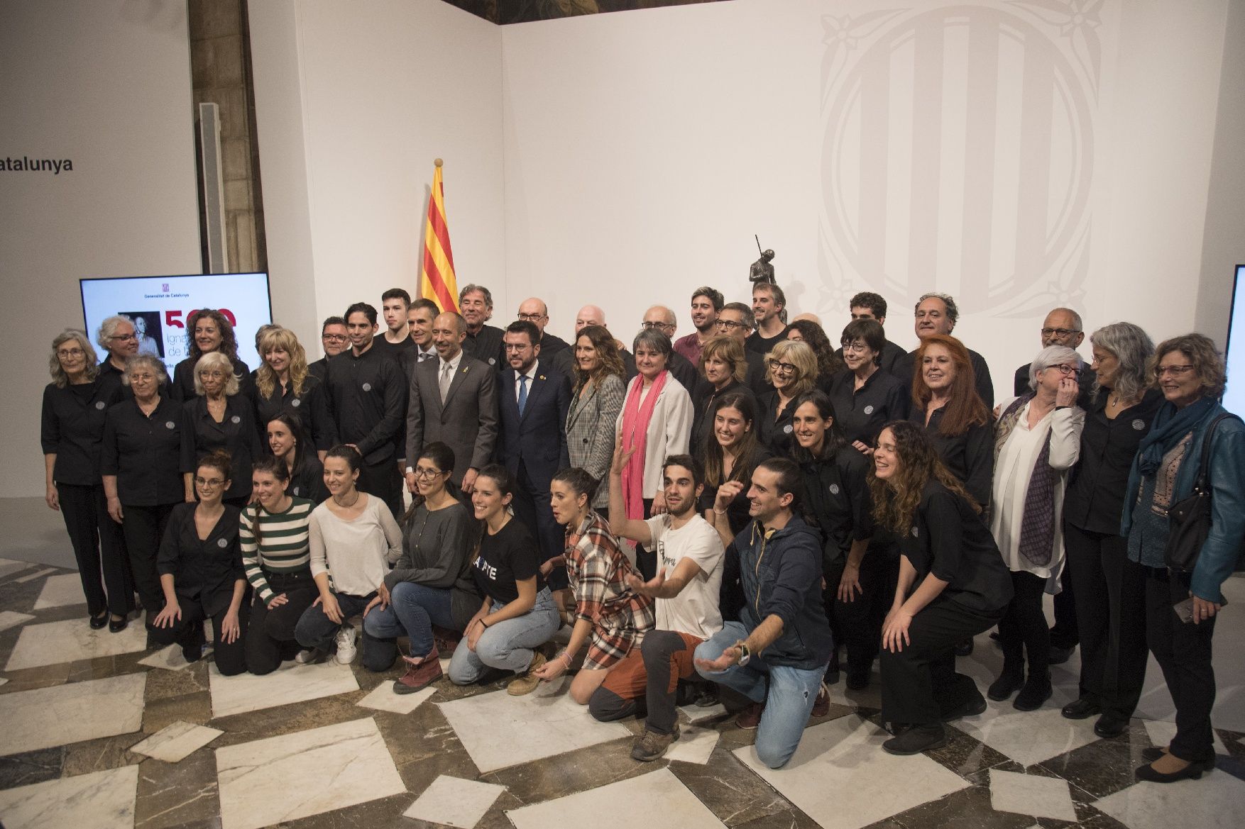 Un centenar de persones commemoren a la Generalitat els 500 anys de l'estada de Sant Ignasi a Catalunya