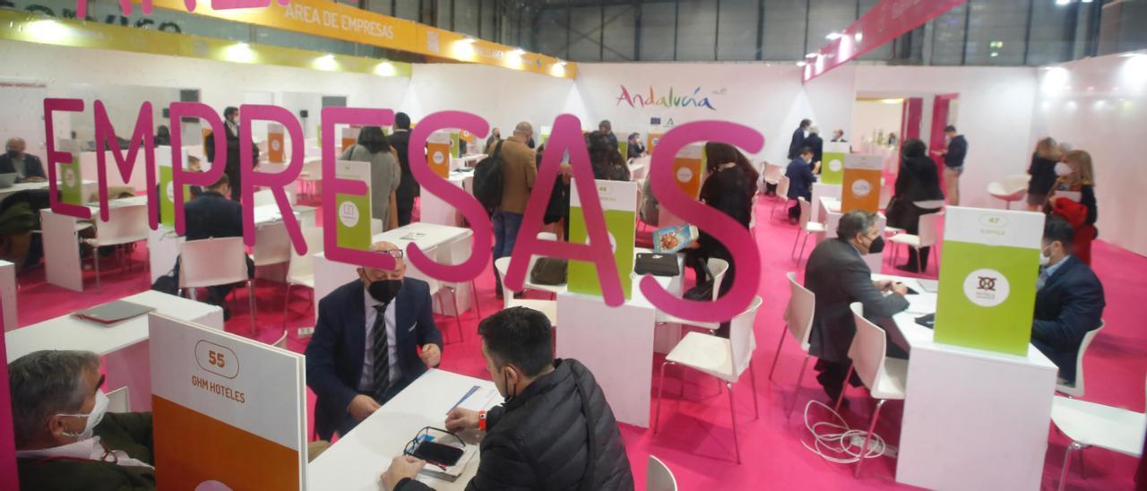 Imagen de archivo del área de empresas de Fitur, donde se dan cita los profesionales del sector.