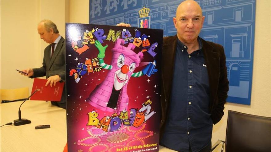Javier Antonio Marinas gana el concurso del cartel de Carnaval de Badajoz