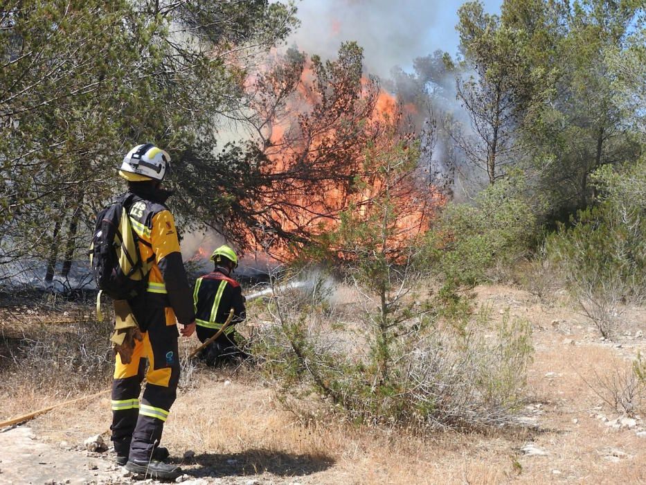 Incendio en Formentera