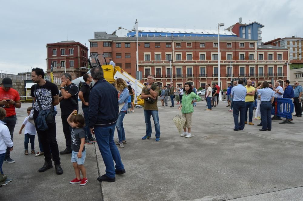 Aviones del festival aéreo de Gijón