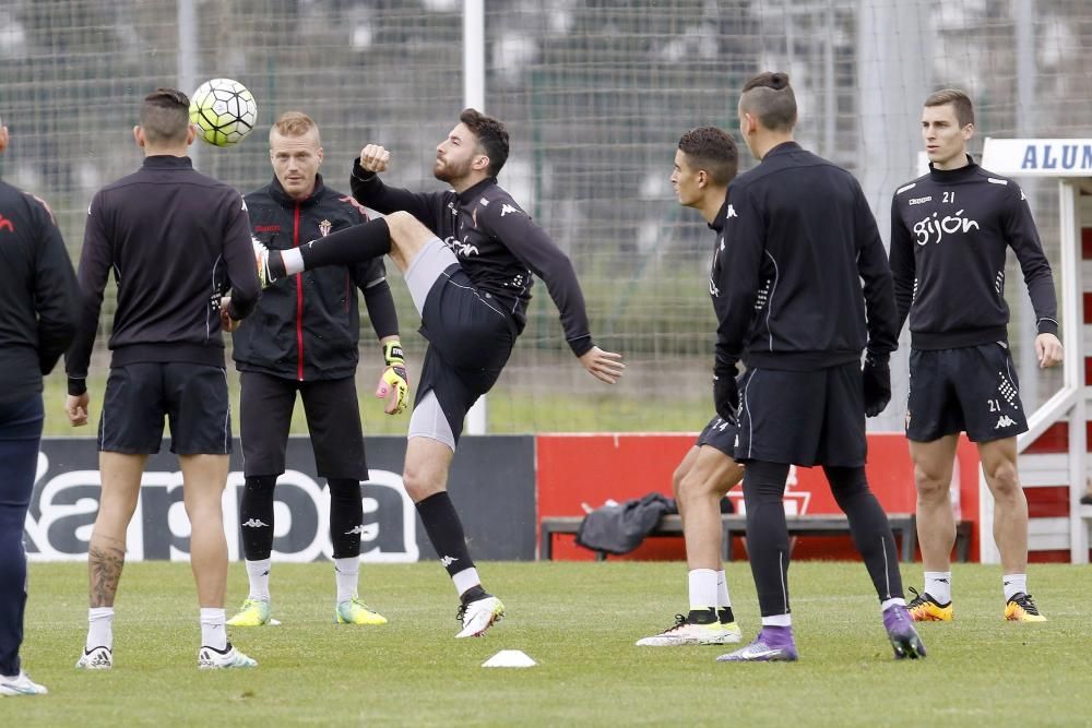 Entrenamiento del Sporting