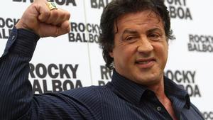 El director Sylvester Stallone en la presentación de la película Rocky Balboa.