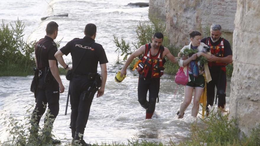 Rescate &#039;express&#039; a la altura del Puente Romano