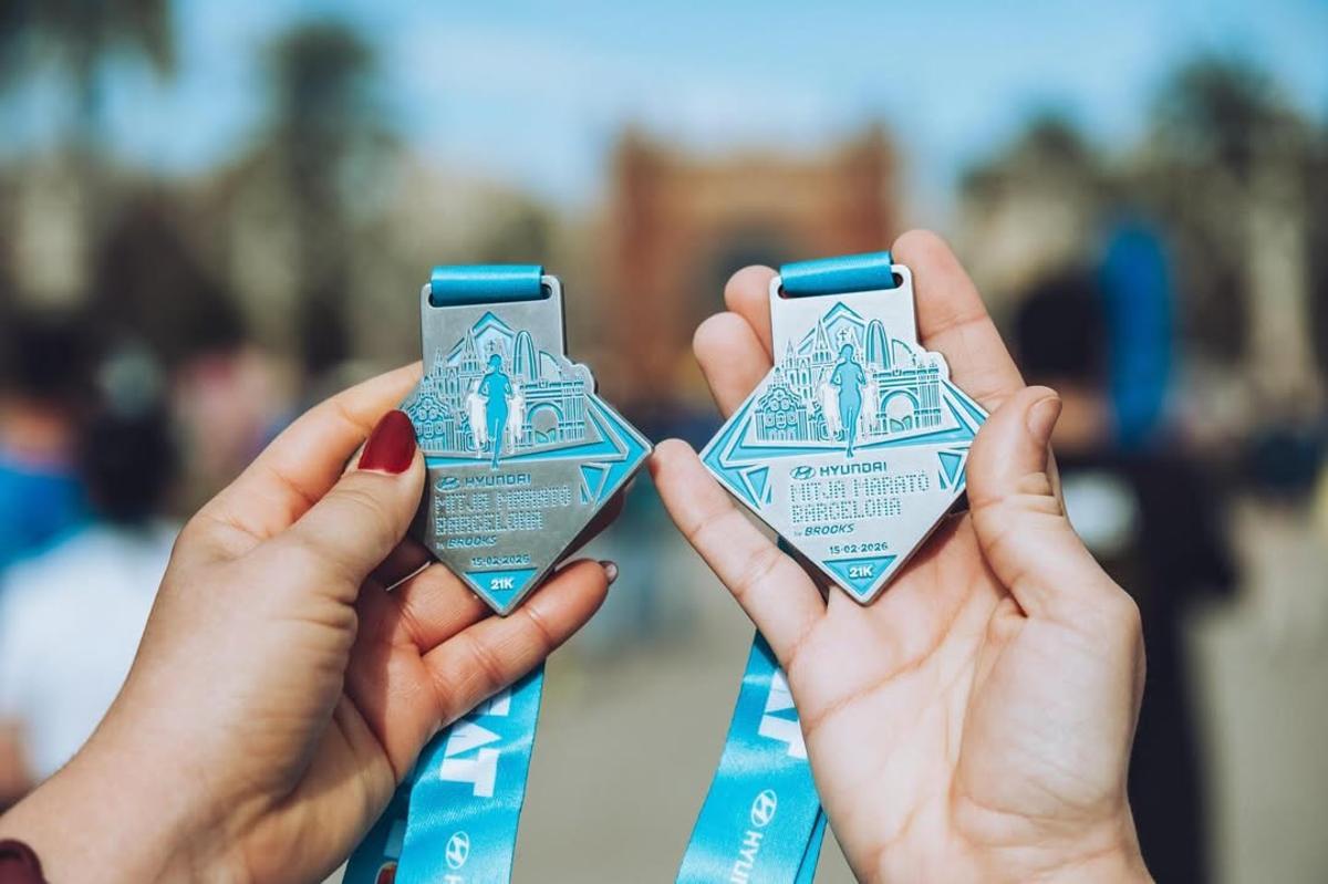 Medalla de la Mitja Marató Barcelona 2026