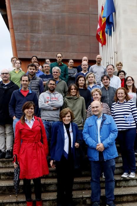 Sylvia Earle visita el Instituto oceanográfico de Gijón