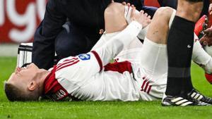 El momento de la lesión de Oleksandr Zinchenko