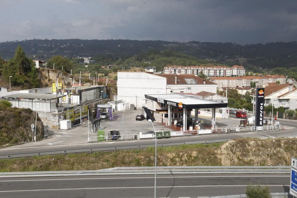 Una granizada destroza  cosechas en Ourense