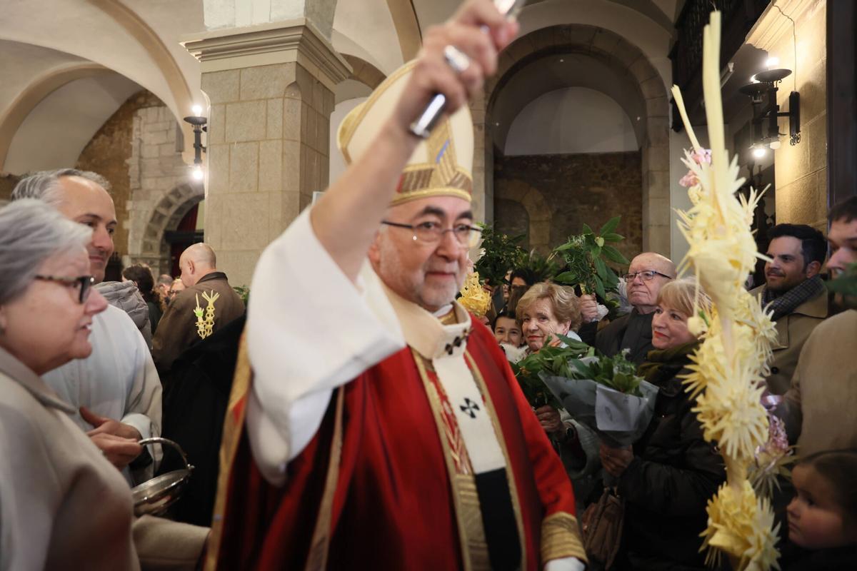 EN IMÁGENES: Bendición de Ramos en la Catedral de Oviedo