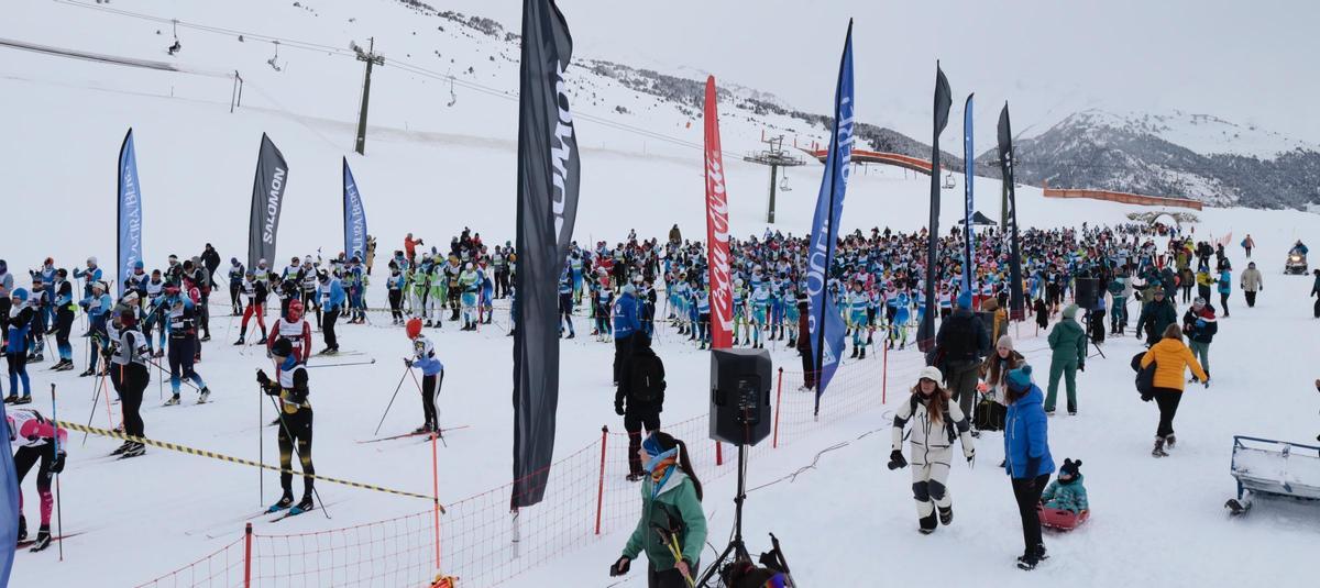 La salida de la Marxa Beret siempre resulta espectacular