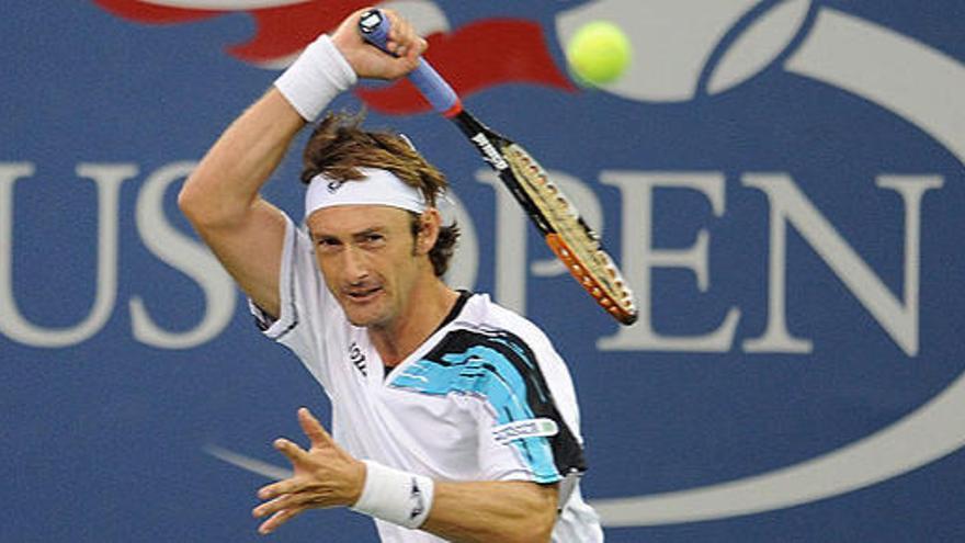 Juan Carlos Ferrero, en un momento del partido