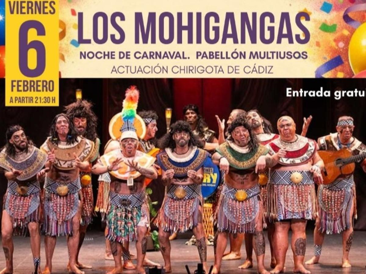 La chirigota ‘Los Mohigangas’ actuarán la noche del sábado