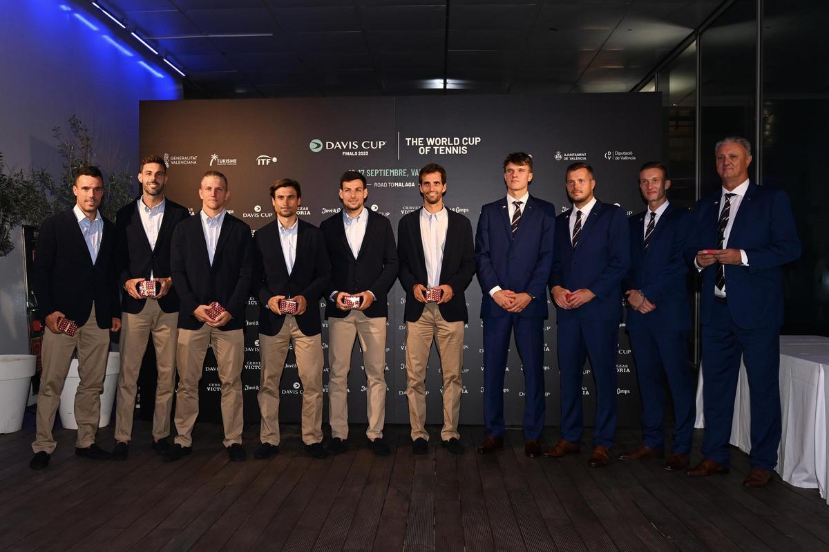 Cena oficial en el Veles e Vents de València por la Copa Davis