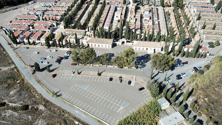 Vista aérea del Cementerio de San Clemente.