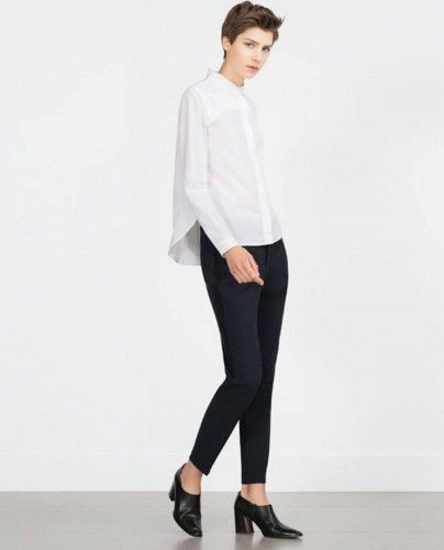 Camisa blanca de Zara de 29,95 euros