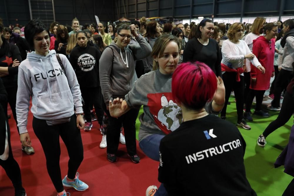 Exhibición en Gijón de krav maga