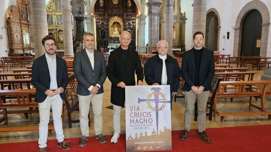 Desde la izquierda, Josuha Rodríguez, Narciso Pérez, Francisco Linares, Honorio Campos y Damián Rodríguez.