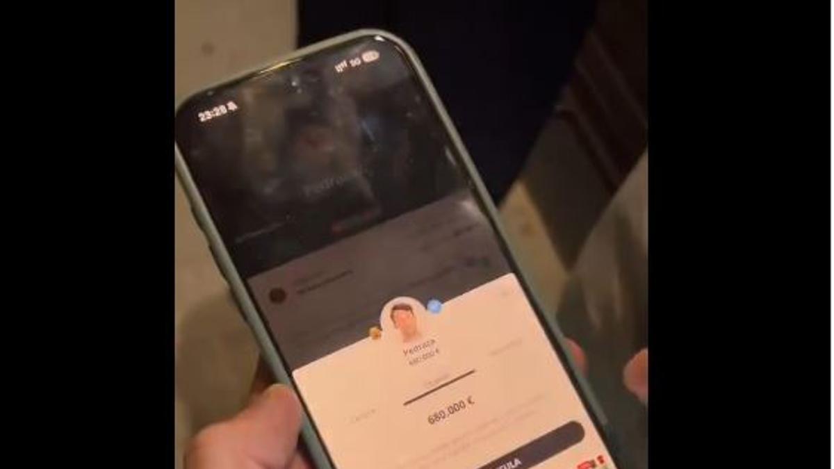 Momento en el que Pedraza hace el cláusulazo.