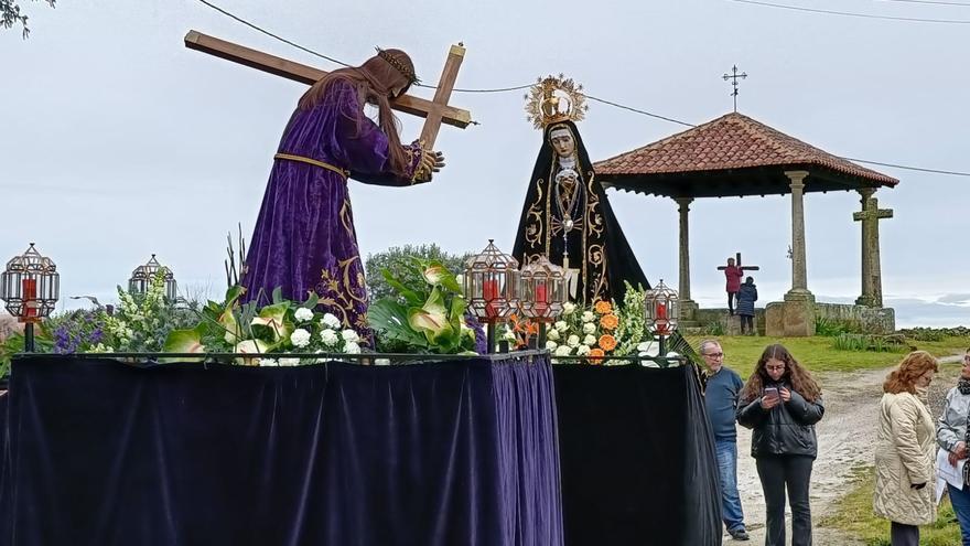 GALERÍA | La procesión del Encuentro de Fermoselle, en imágenes