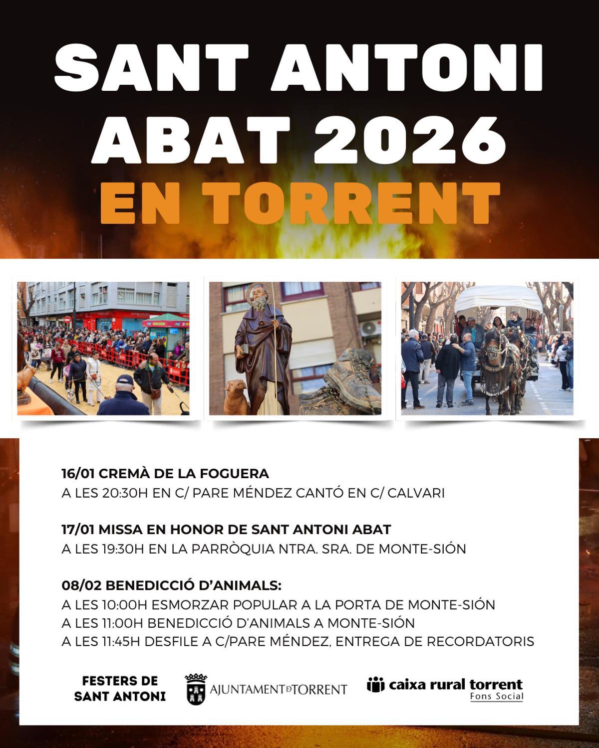 Programa Sant Antoni Abat 2026.