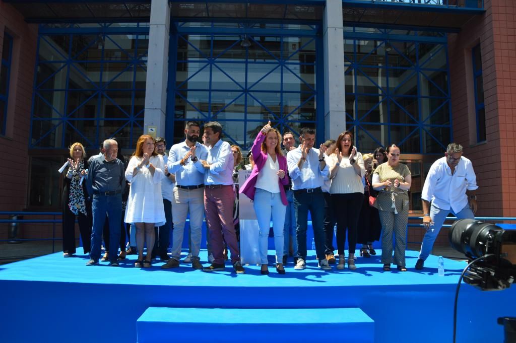 Carlos Mazón y Vicent Mompó acompañan a Paqui Bartual en el acto central de campaña del PP en Xirivella