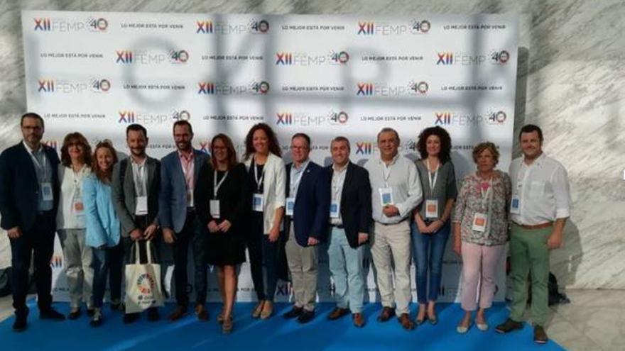 Imagen de los asistentes a la reuniÃ³n de la FederaciÃ³n de Municipios