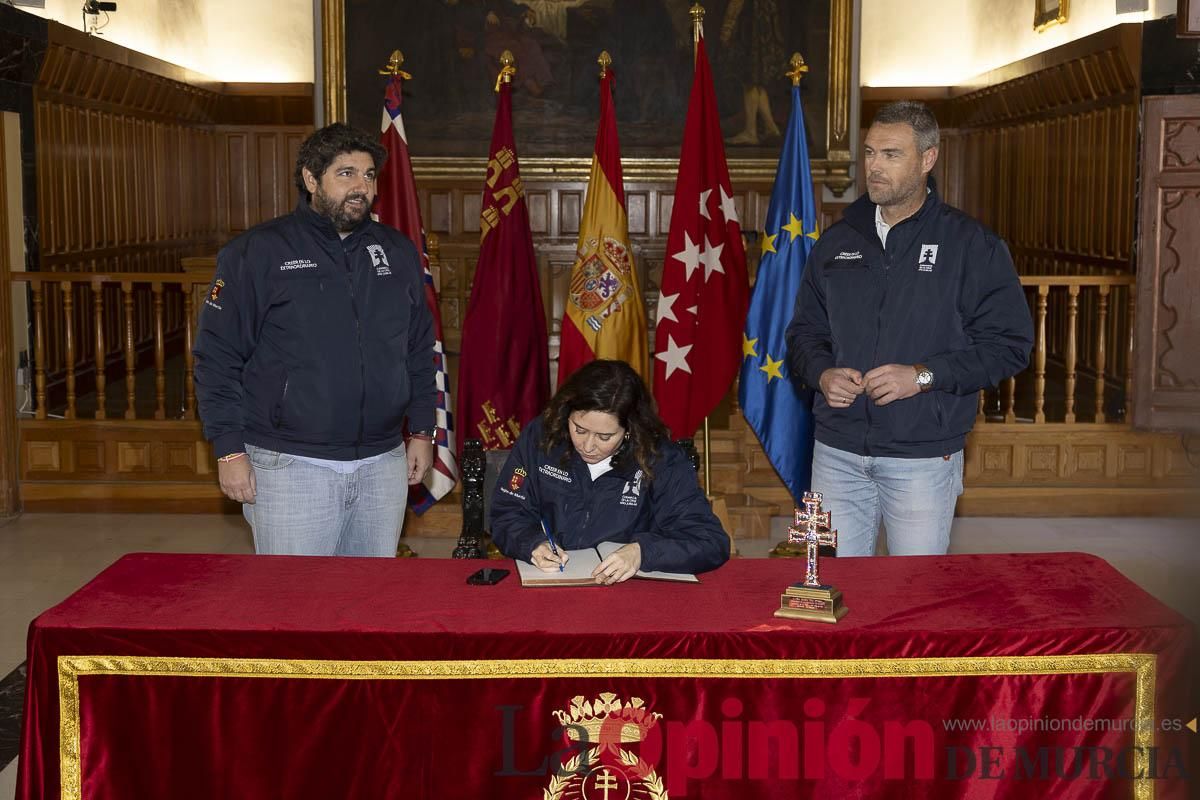 Así ha sido la visita de Isabel Díaz Ayuso a Caravaca de la Cruz