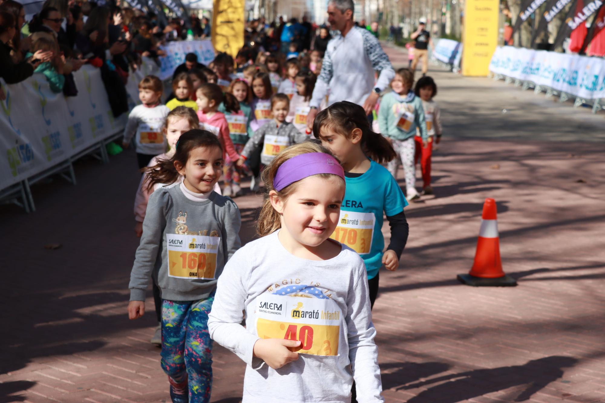 Las mejores imágenes de la maratón infantil en Castelló