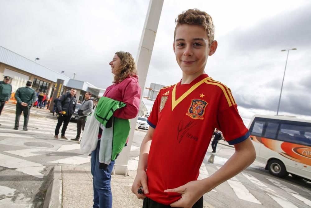 La selección española ya está en Asturias para su partido ante Israel