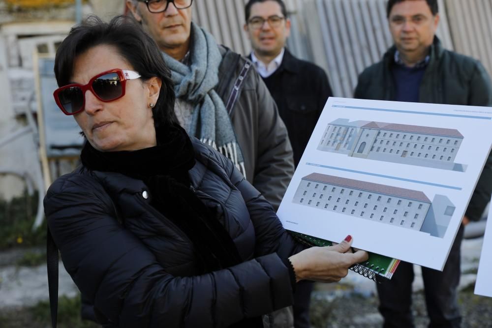 Visita al edificio de Tabacalera