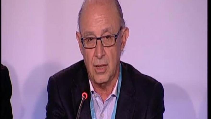 Montoro, molesto por las preguntas sobre corrupción en el PP