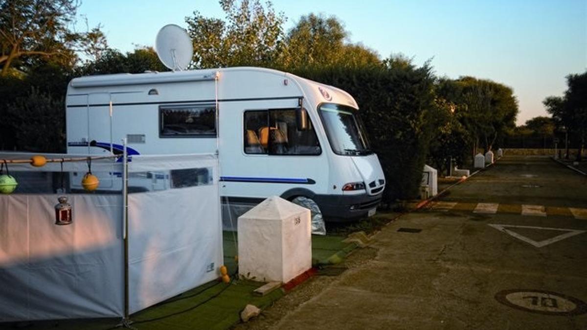 Un camping de Cádiz.
