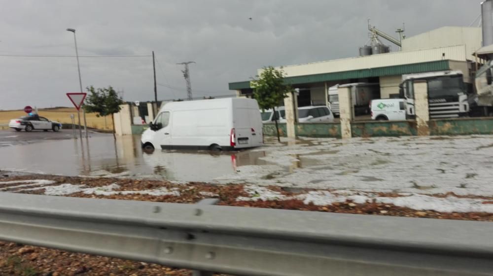 Las imágenes de la fuerte tormenta en Zamora