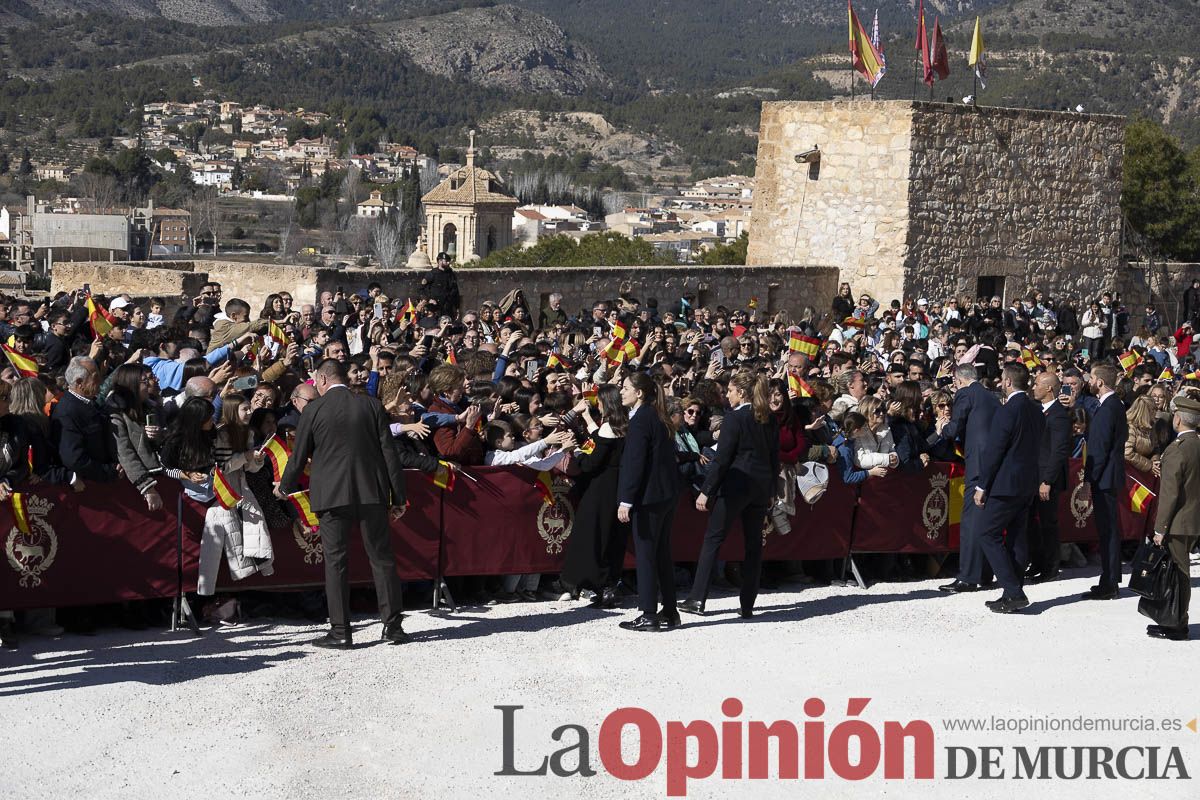 Visita de los reyes de España a Caravaca (explanada de la Basílica)