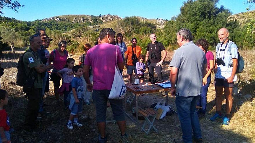 Anillamiento de aves en el Parc de Llevant