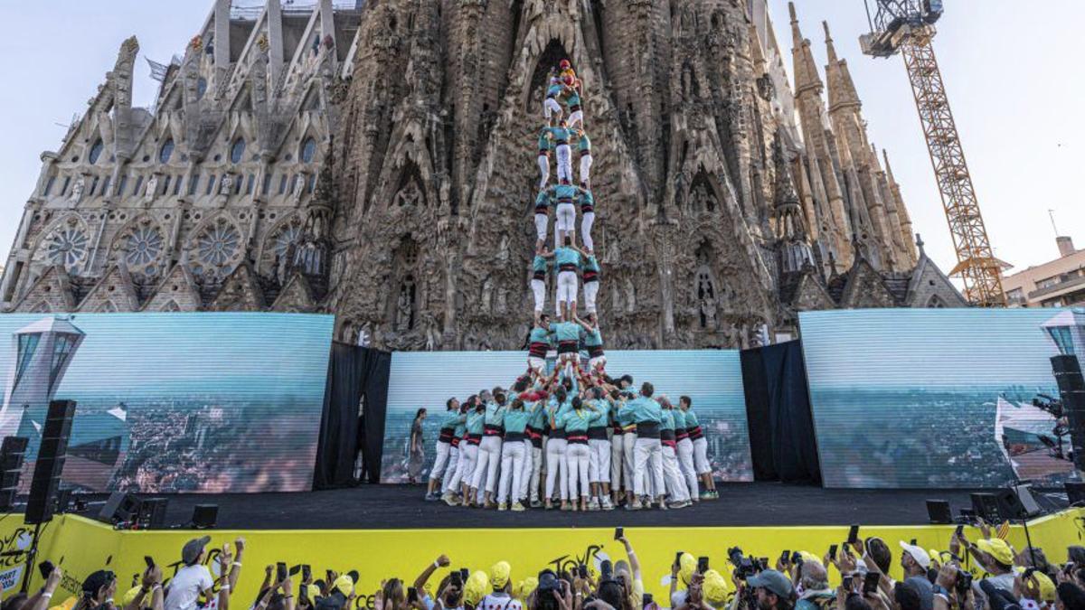 El Tour parla català per al món des de la Sagrada Família